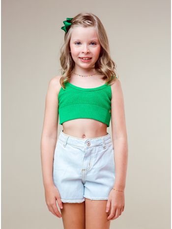 Cropped Tricot Melina - Verde