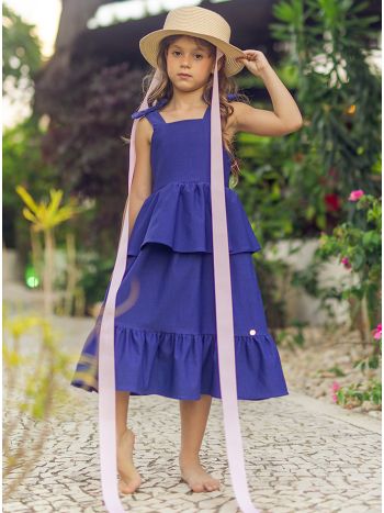 Vestido Loli Azul Marinho - Pic Nic