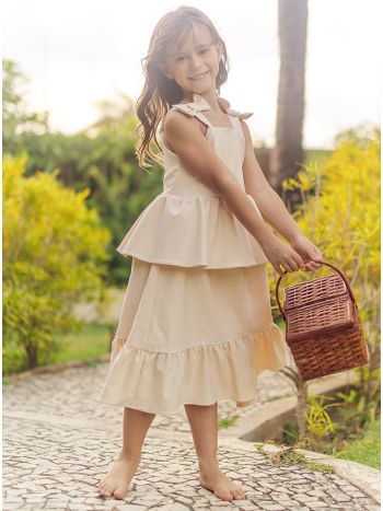 Vestido Loli Bege - Pic Nic