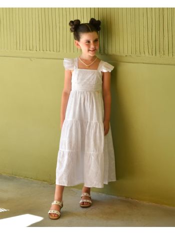 Vestido Eugênia Laise Branco - É Dia de Feira