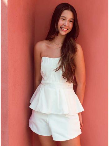 Conjunto Malu Off White - Pelo Céu de Marrakech