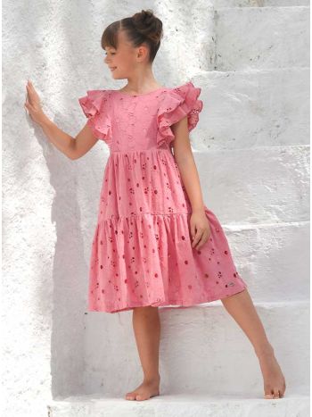 Vestido Cris Laise Rosa Seco - Bon Voyage