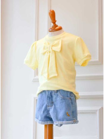 T-Shirt Laço - Amarelo