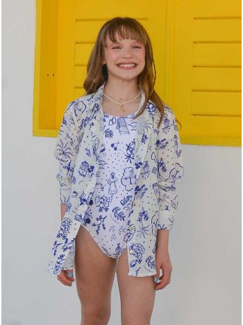 Chemise Priscila - Estampa  Florista