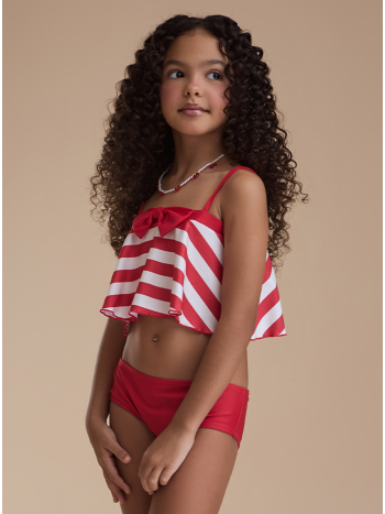 Biquíni Bruna Listra Vermelho - Bossa do Mar