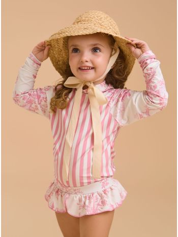 Biquíni Louane Baby Blusa + Calcinha Toile de Jouy - Bossa do Mar 