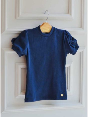 T-Shirt Celina - Azul Marinho