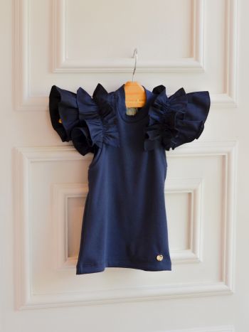 T-Shirt Paola - Azul Marinho