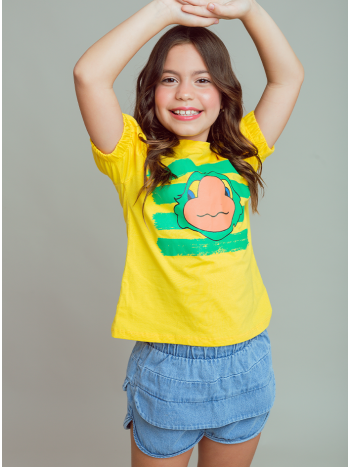 T-Shirt Passaro Amarelo - Brasil
