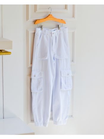 Calça Cargo Lara  - Off White