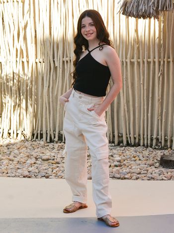 Calça Carolina - Off White