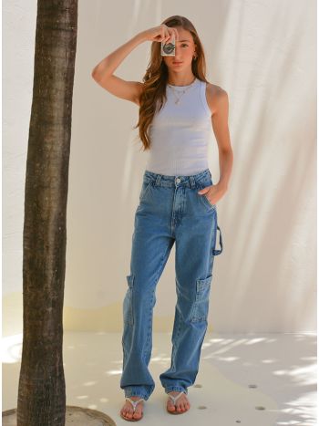 Calça Cindy - Jeans Escuro