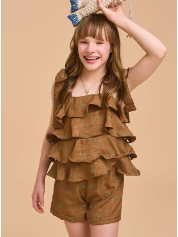 Conjunto Laila Marrom - Bossa do Mar