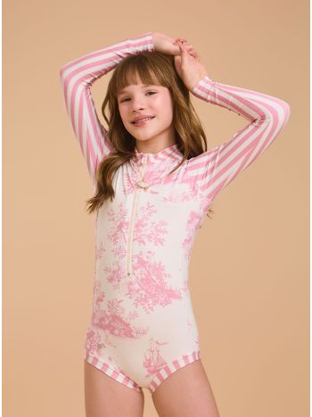 Maiô Tati Toile de Jouy - Bossa do Mar 