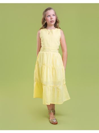 Vestido Nanda Laise Amarelo - É Dia de Feira