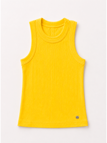 Blusa Regata Lolla - Amarelo