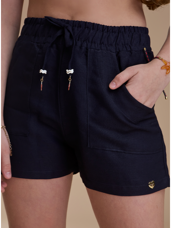 Short Lili Azul Marinho - Bossa do Mar