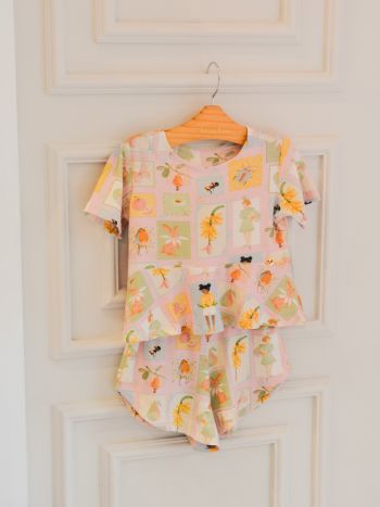 Sleepwear Maria Estampa Selos Rosa - É Dia de Feira