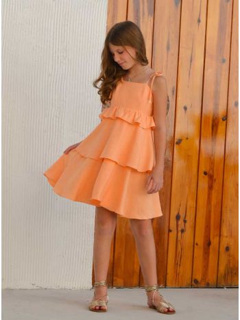 Vestido Isabela - Salmon 